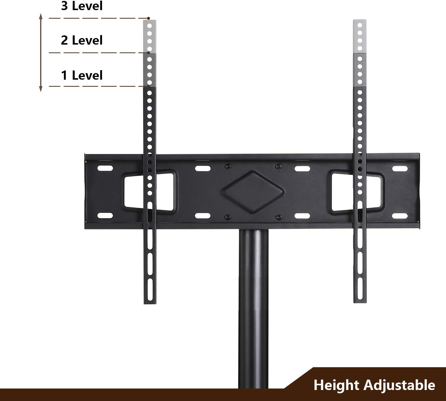 Oak Wood Corner TV Stand with Swivel Mount TV Entertainment Center F4415