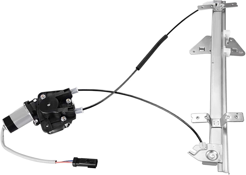 Power Window Regulator with Motor Compatible with 1998-2003 Dodge Durango, 2000-2004 Dodge Dakota Crew Cab Pickup, Front Passenger Side, Pack of 2 Z82451