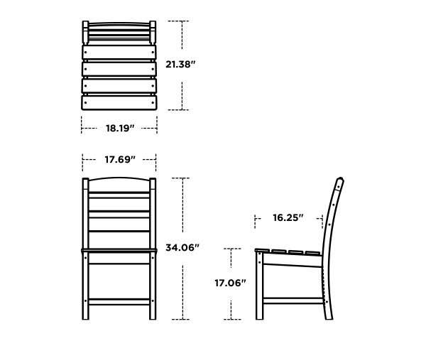 Teak Dining Side Chair A724