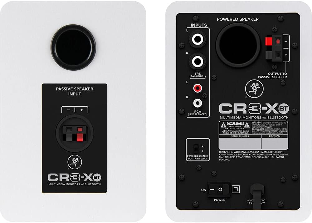White 3 Multimedia Monitors with Bluetooth X3825