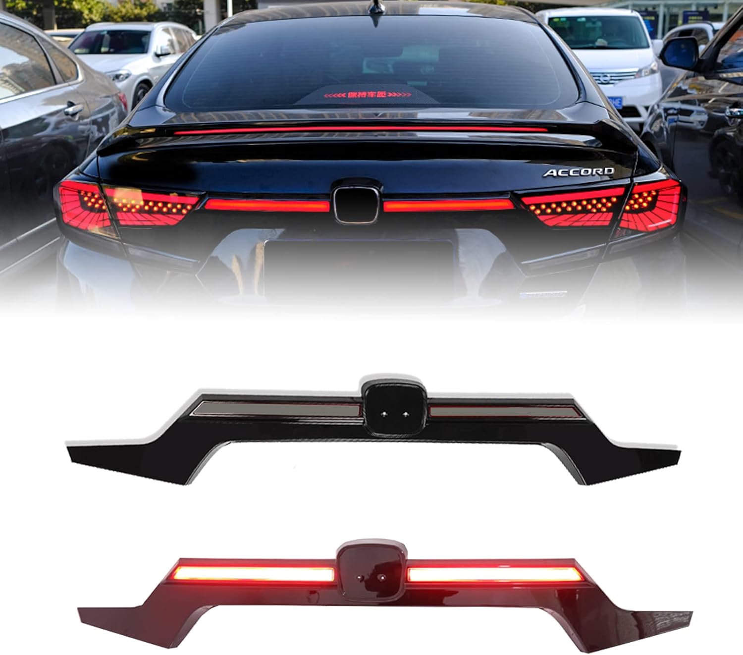 Black LED Brake Light Tail Lights K989