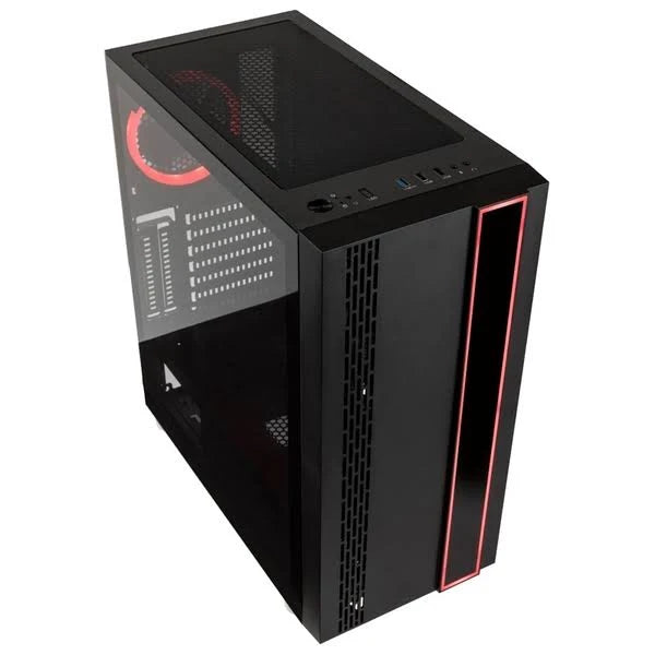 Black Midi Tower Gaming Case L271