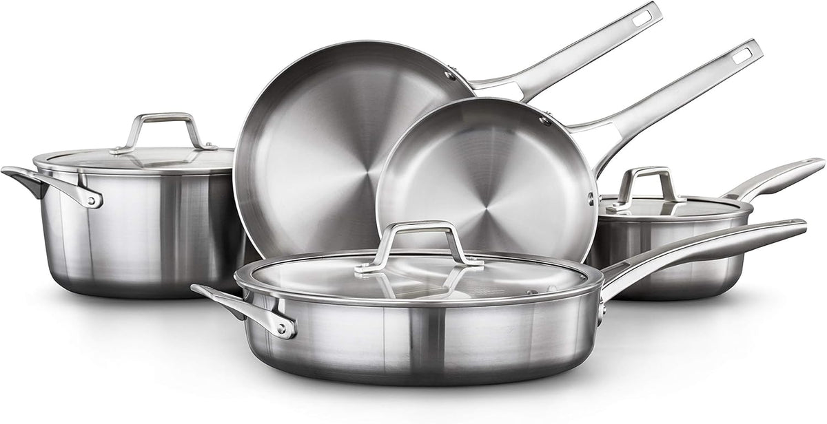 8-Piece Stainless Steel Cookware Set I956