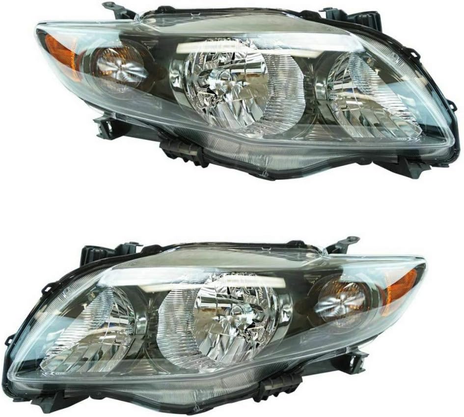 Driver Side Headlight for Toyota Corolla 2009 2010 O58728