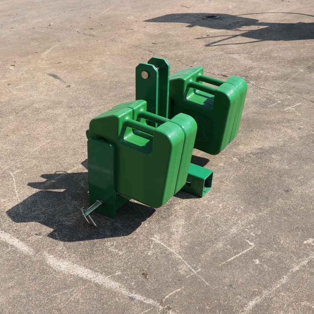Tractor Drawbar with Suitcase Weight Brackets Green 2 Receiver Cat 0 K359