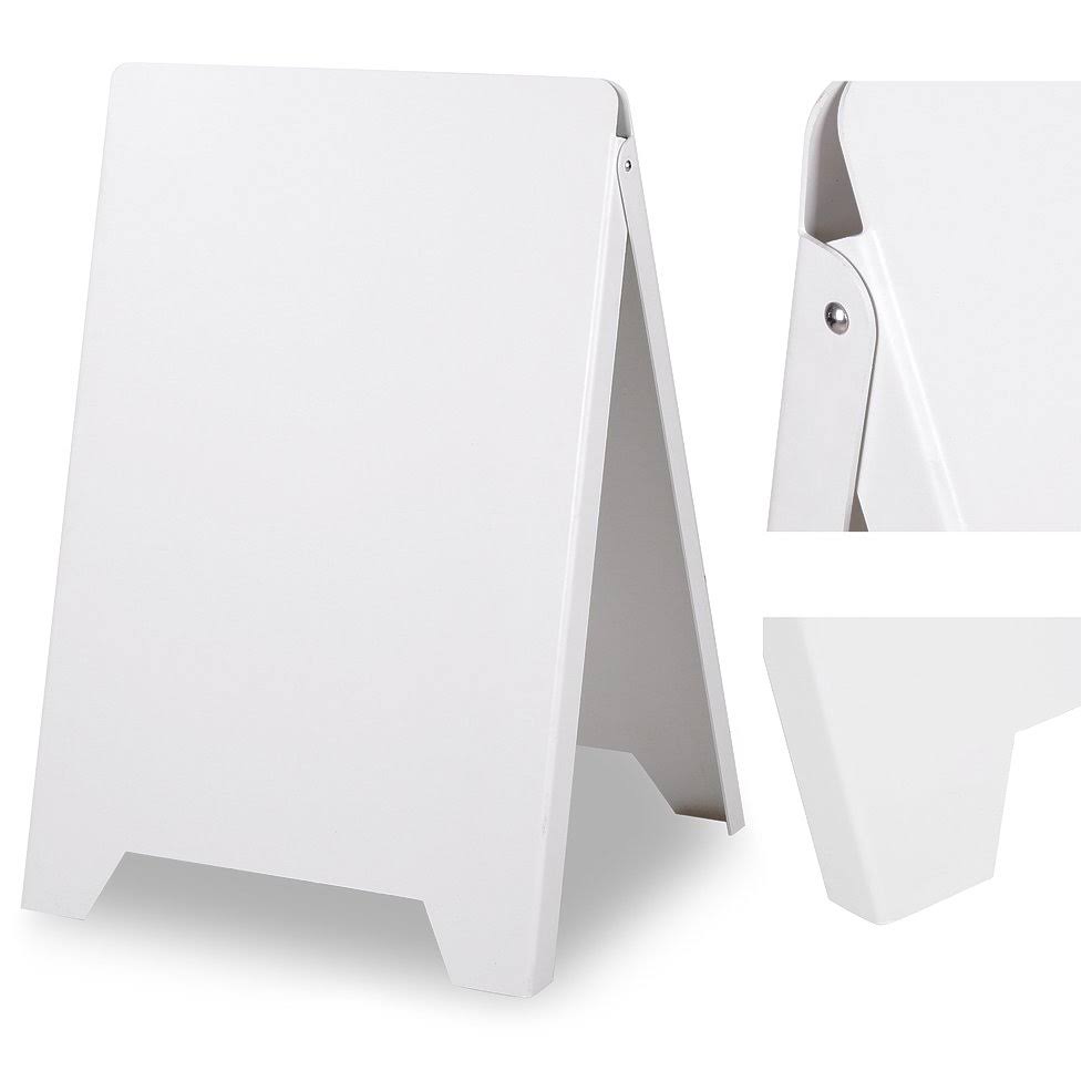 A-Frame Sign Sandwich Board PVC White Z207140