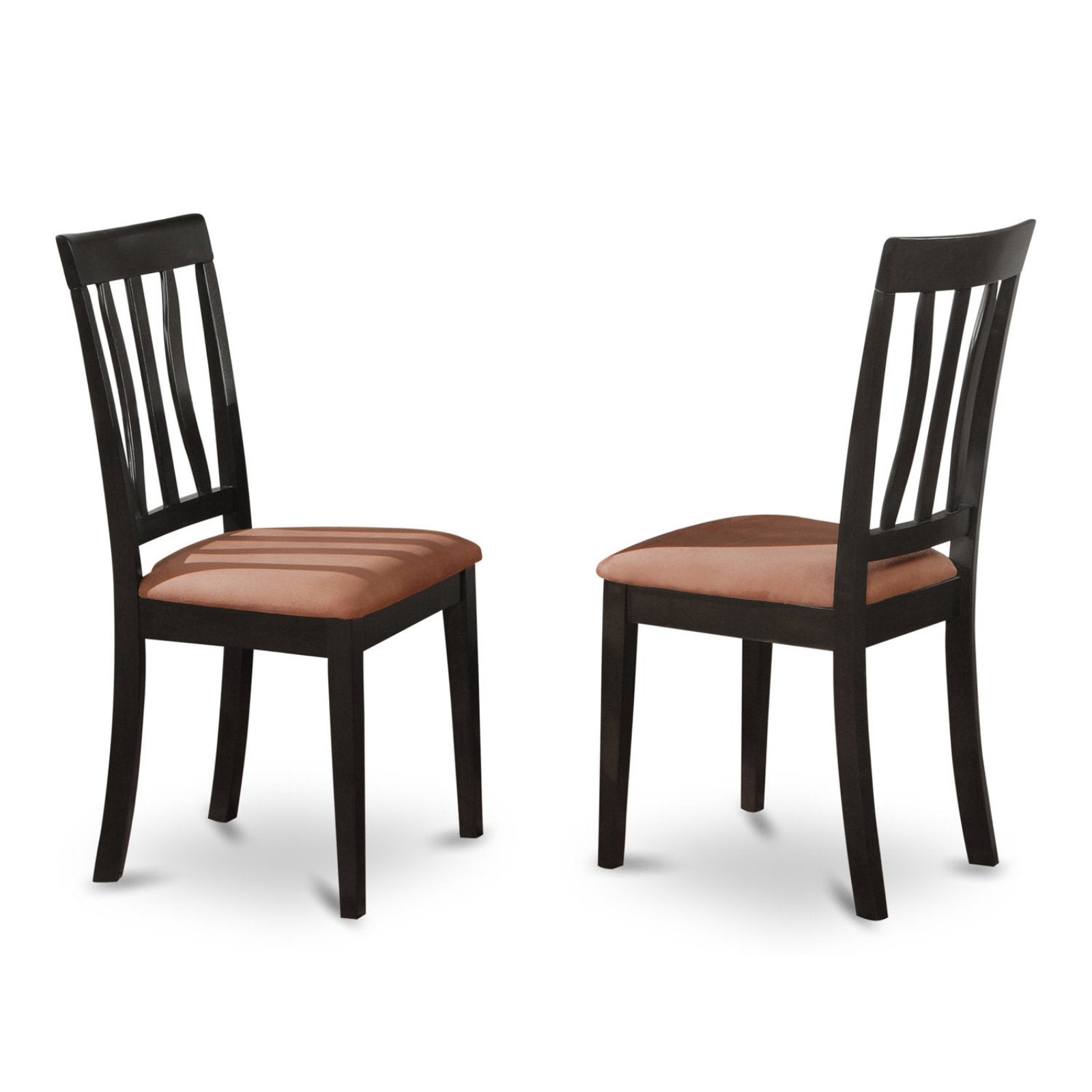 3-piece Dining Set with Wood Seat in Black/Cherry R9380