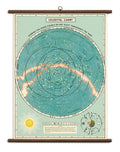 Celestial Map Vintage School Chart I702