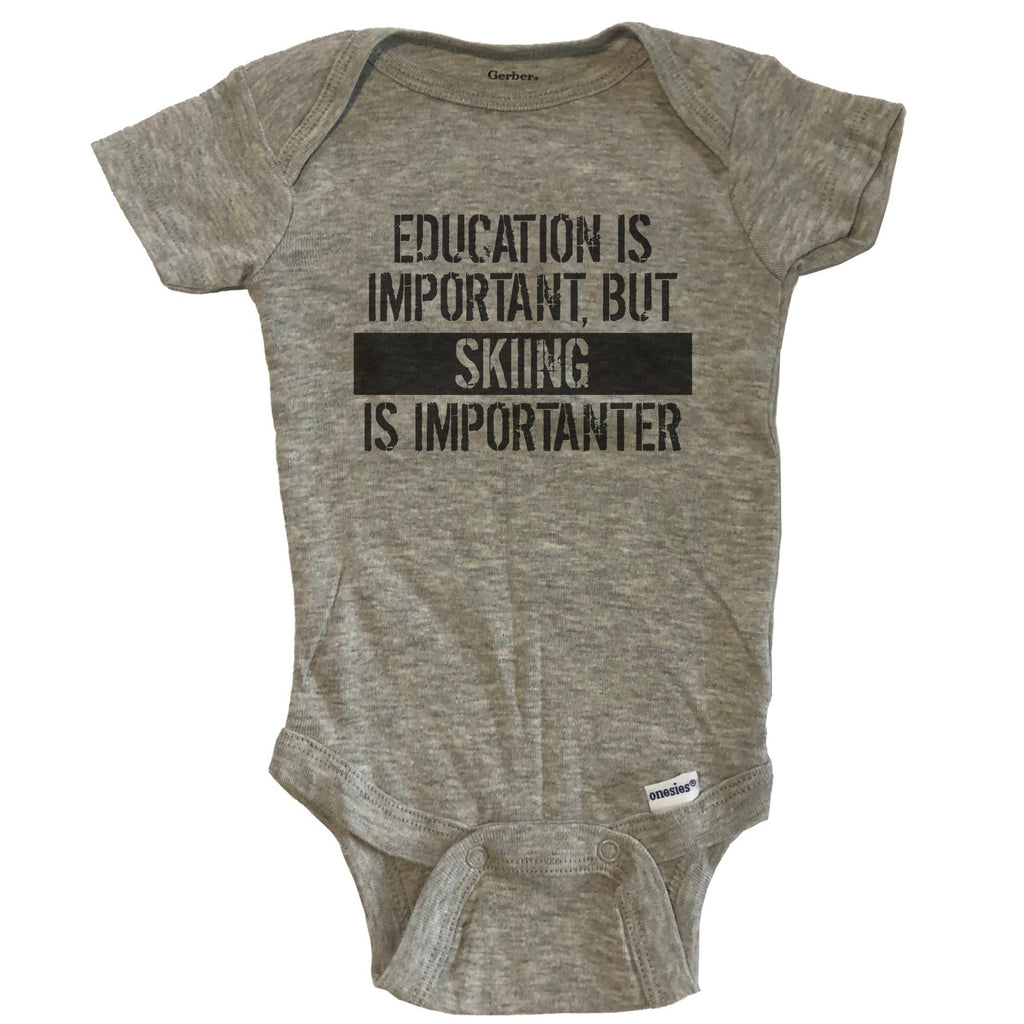 Grey Funny Baby Bodysuit Z6194