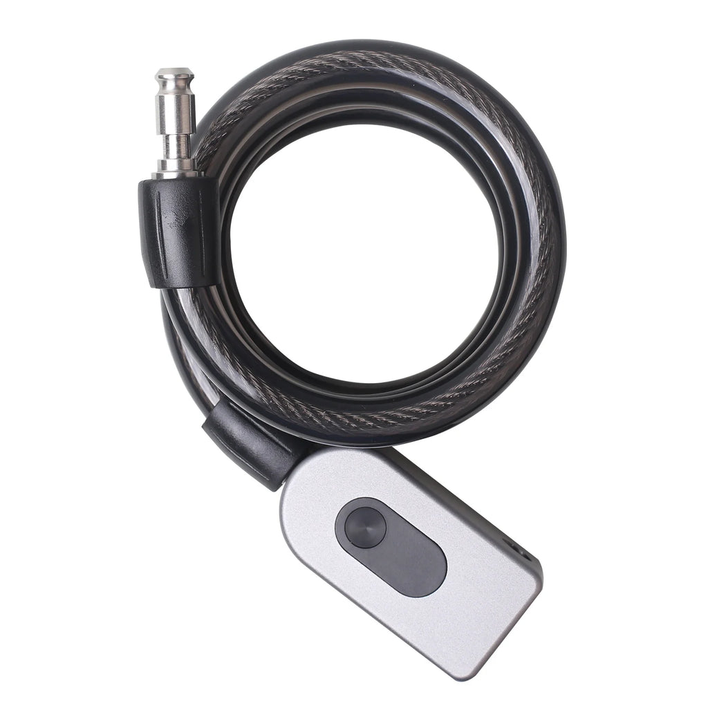 Bike Lock Cable Combination Lock Keyless Cable Lock IP66 Waterproof Built-in Battery O888061