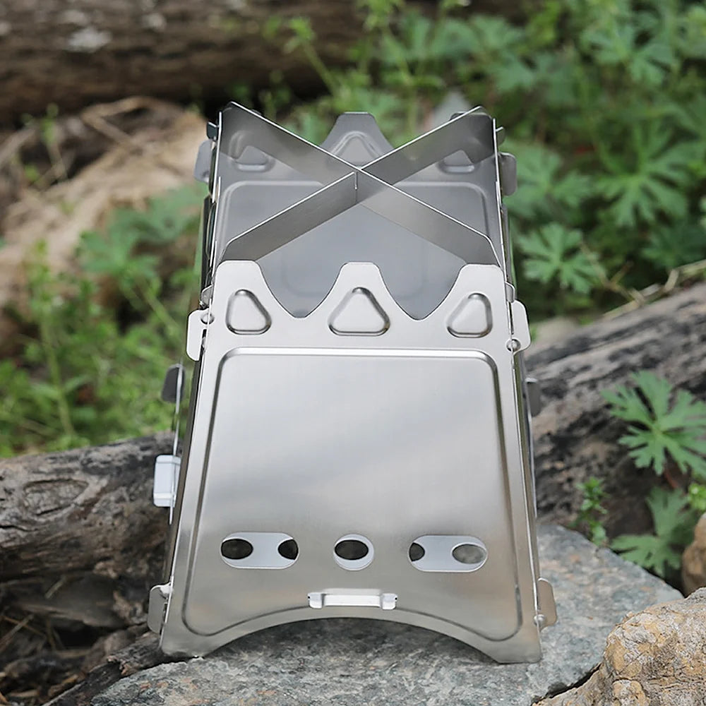 Compact Folding Wood Camping Cooking Picnic G952