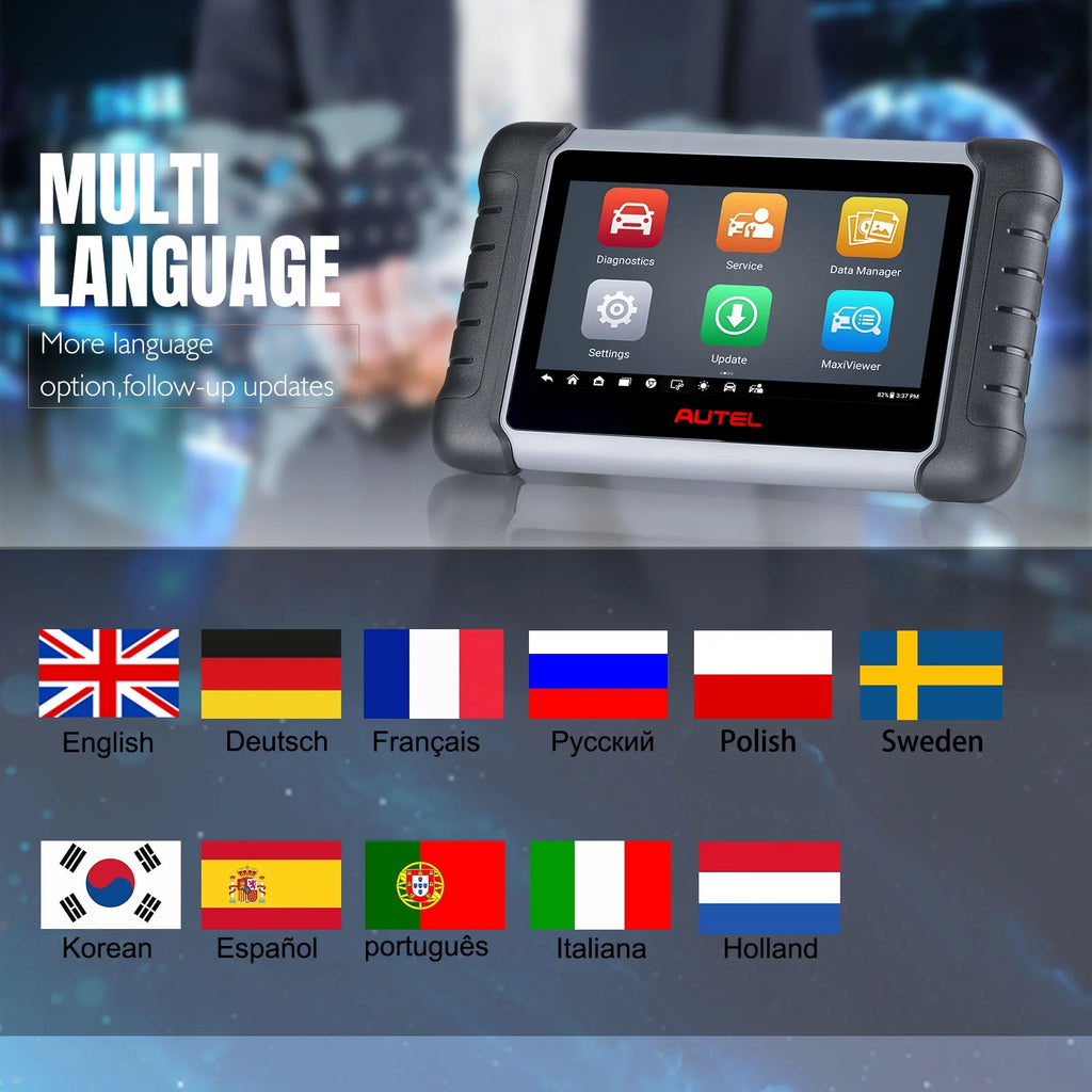 Autel MaxiCOM MK808Z Bi-Directional Full System Diagnostic Tablet Y770