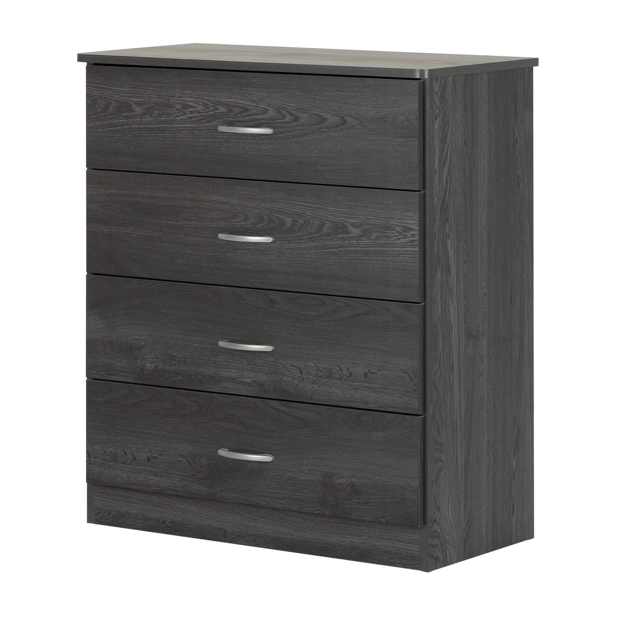 Pure Black 4 Drawer Chest I2489