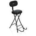 Black Folding Guitar Seat and Stand Chair O9840