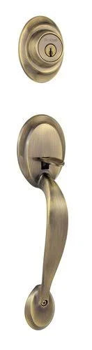 Dummy Exterior Handleset Satin Chrome Finish O9337