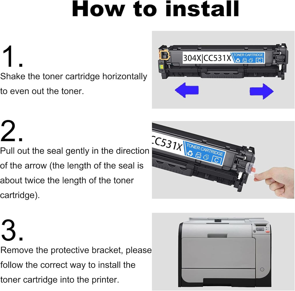 Cyan Toner Cartridge for HP CP2025 CM2320 Printer M420