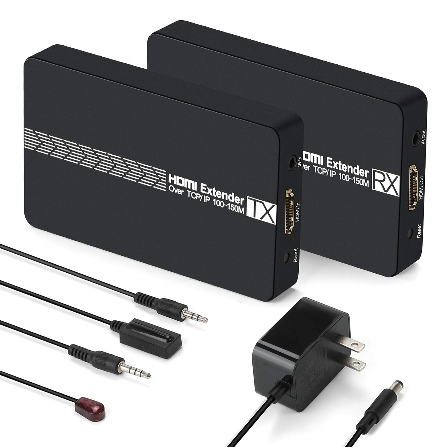 HDMI Extender Over Cat5E/6 with IR Emitter and Receiver H629