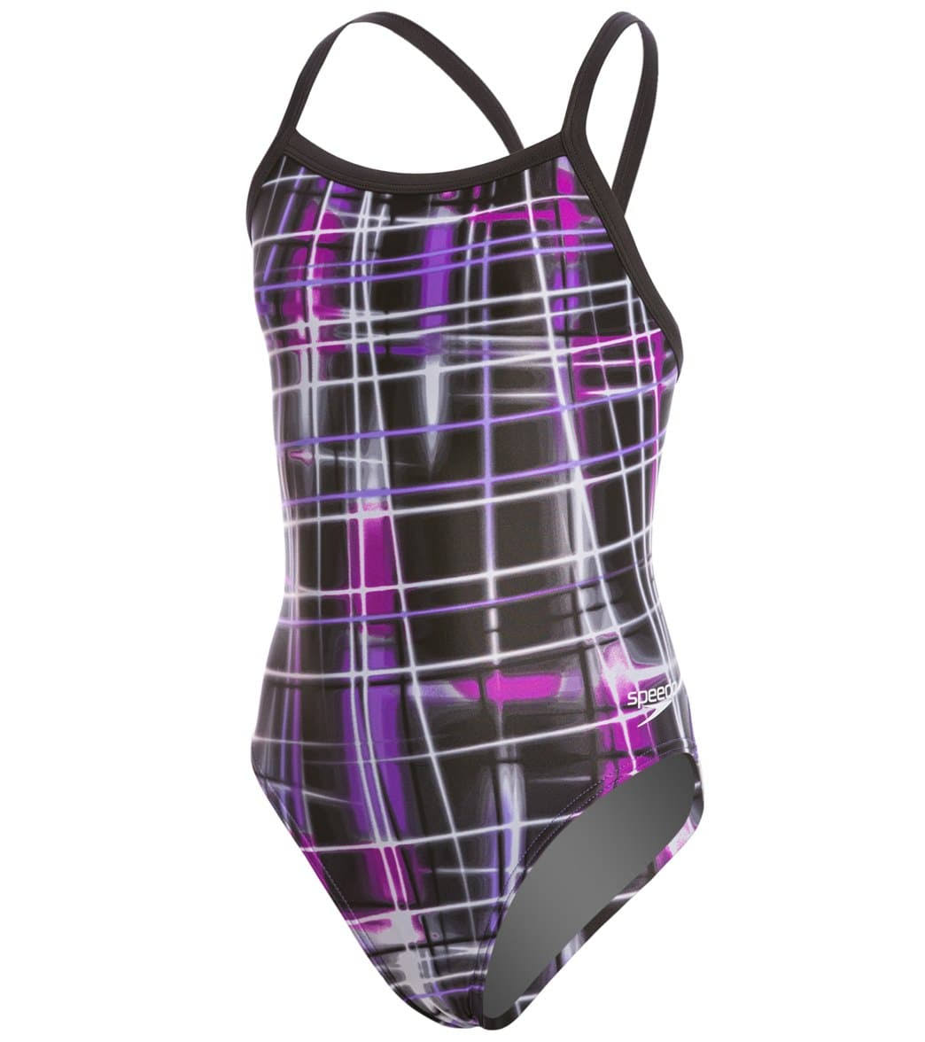 Purple 22 Back Swimsuit L3916