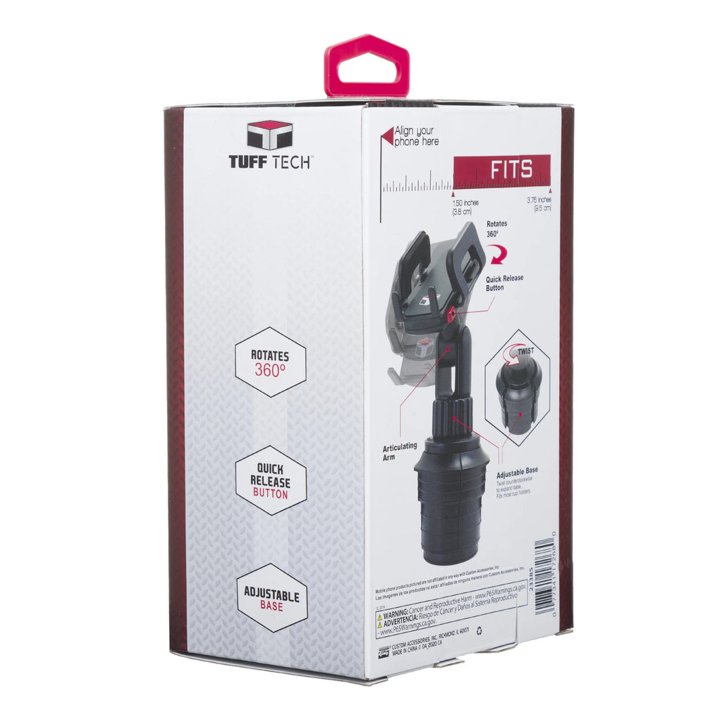 Car Cup Holder Mount, Universal Phone Stand with Adjustable Base K733225