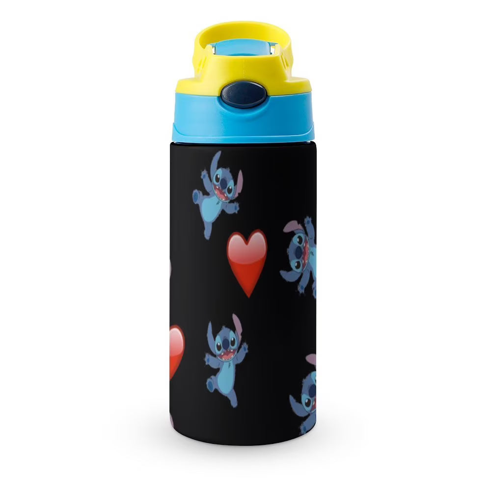 Stitch Children's Vacuum Insulated Stainless Steel Cup With Straw H3795