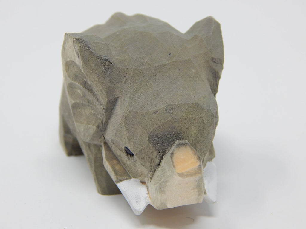 Small 2" Wooden Elephant Figure L1821