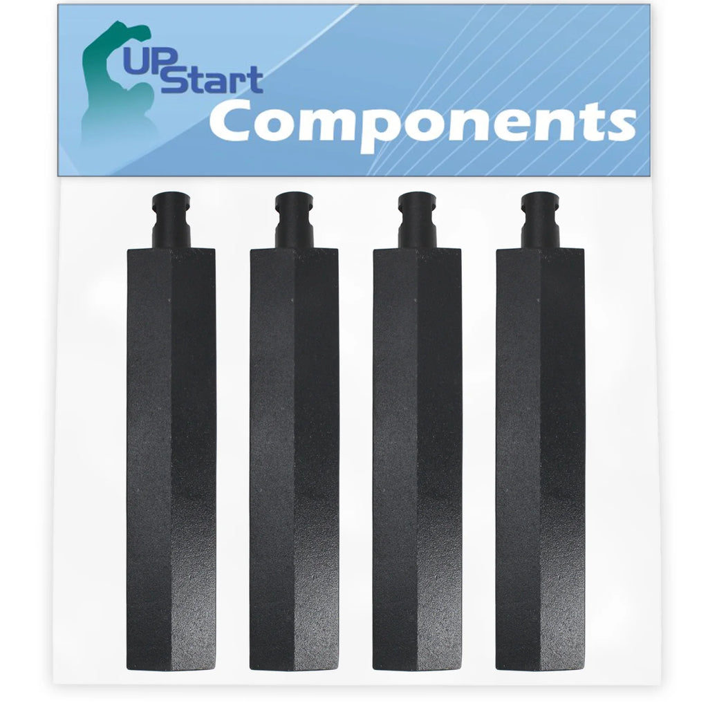 4-Pack BBQ Gas Grill Tube Burner Replacement Parts, Cast Iron Pipe Burners 15 3/4" R222