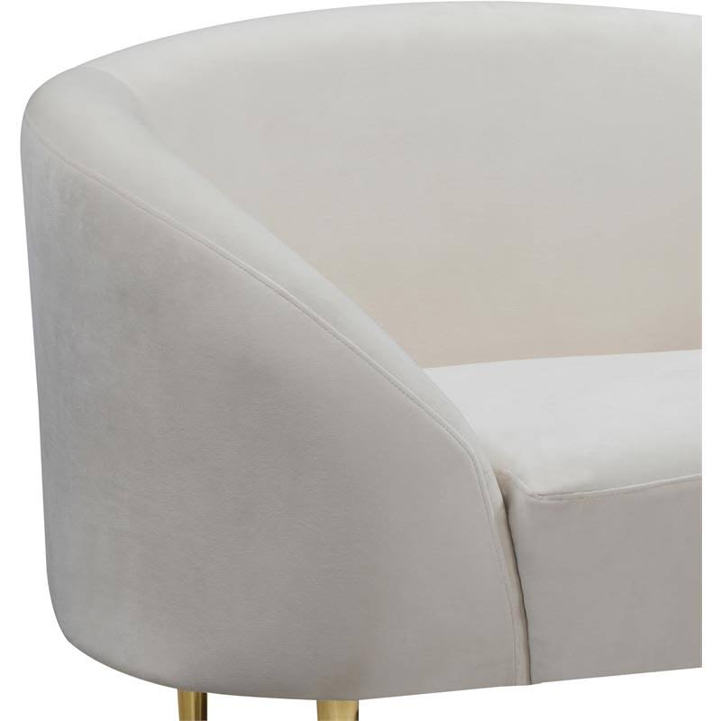Cream Velvet Chair H593