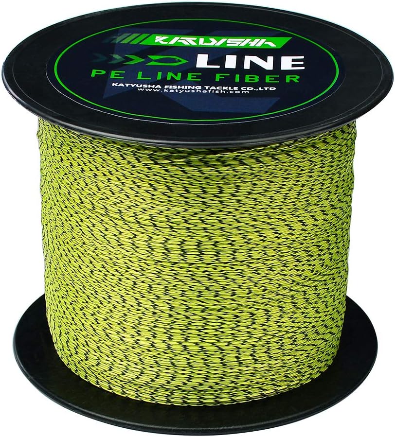 Braided Fishing Line 4 Strands 6Lb Test 109 Yards Pack of 2 T11606