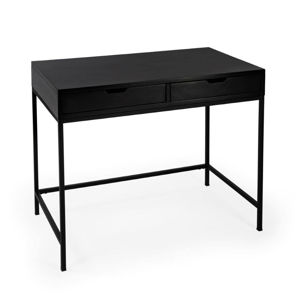 Black Desk with Drawers A354897