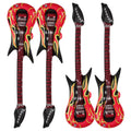 4Pcs Portable Inflatable Toy Guitars U70298