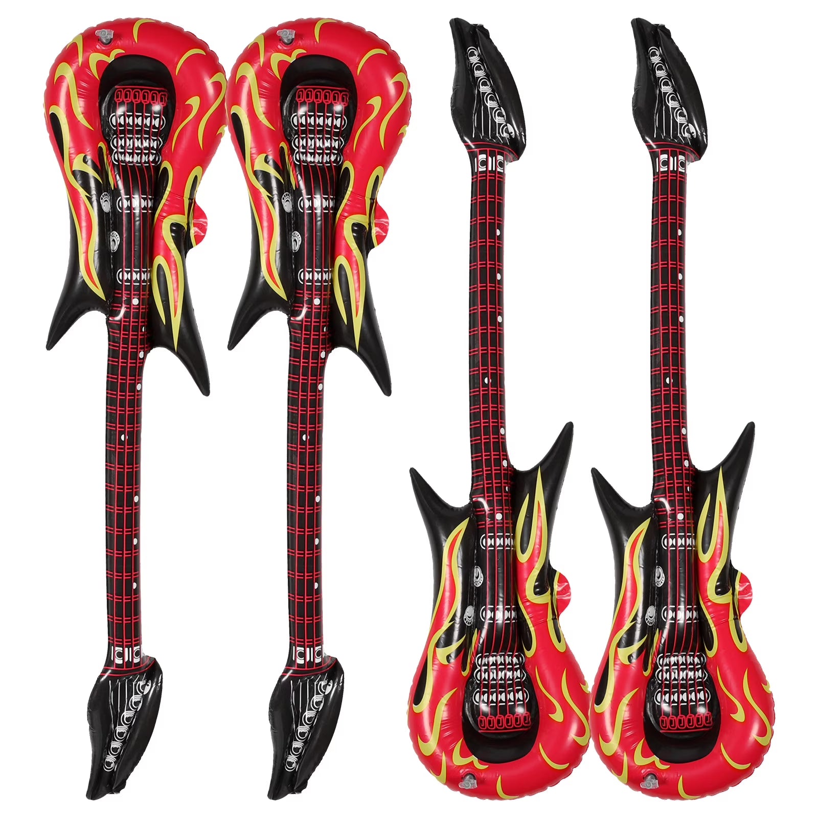 4Pcs Portable Inflatable Toy Guitars U70298