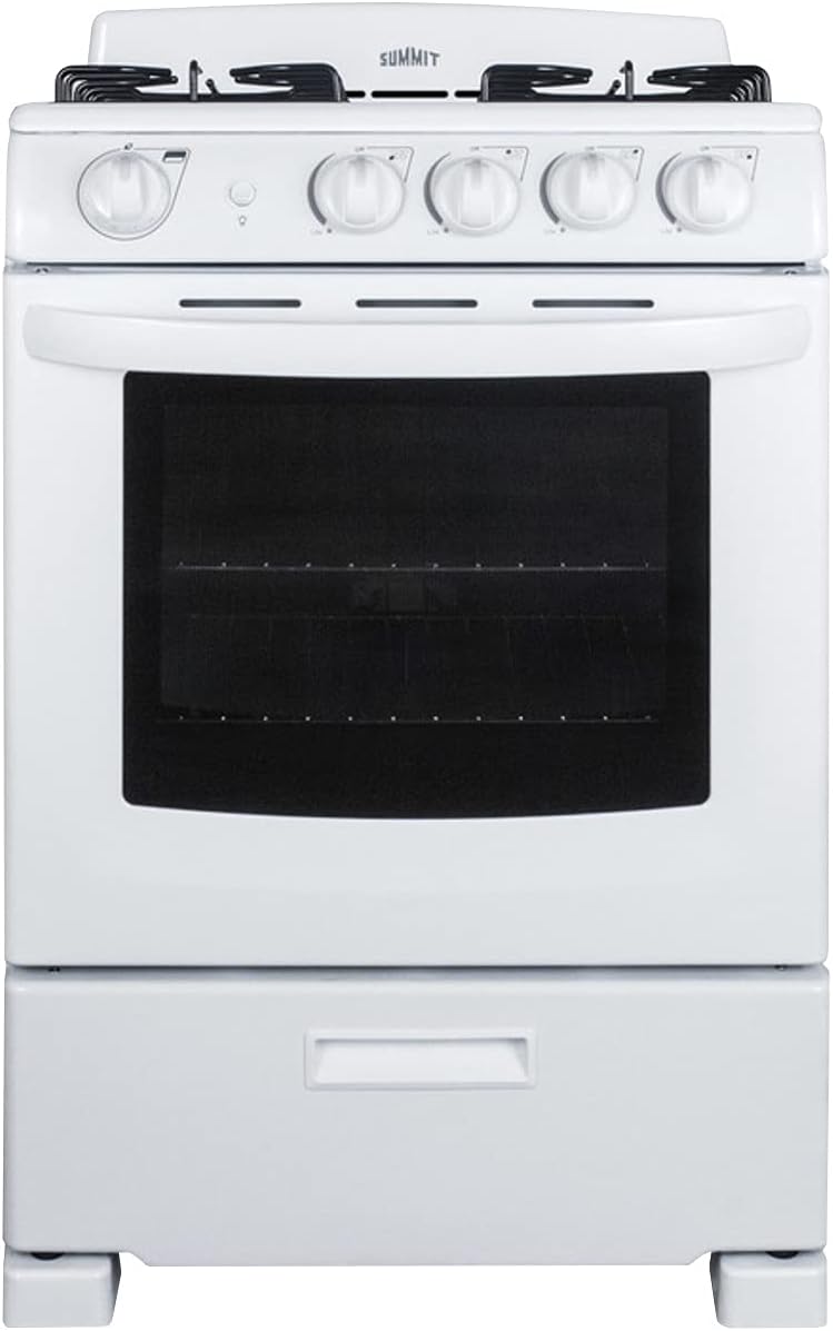 24" Freestanding Gas Range with 2.9 cu. ft. Oven Capacity in White X352877