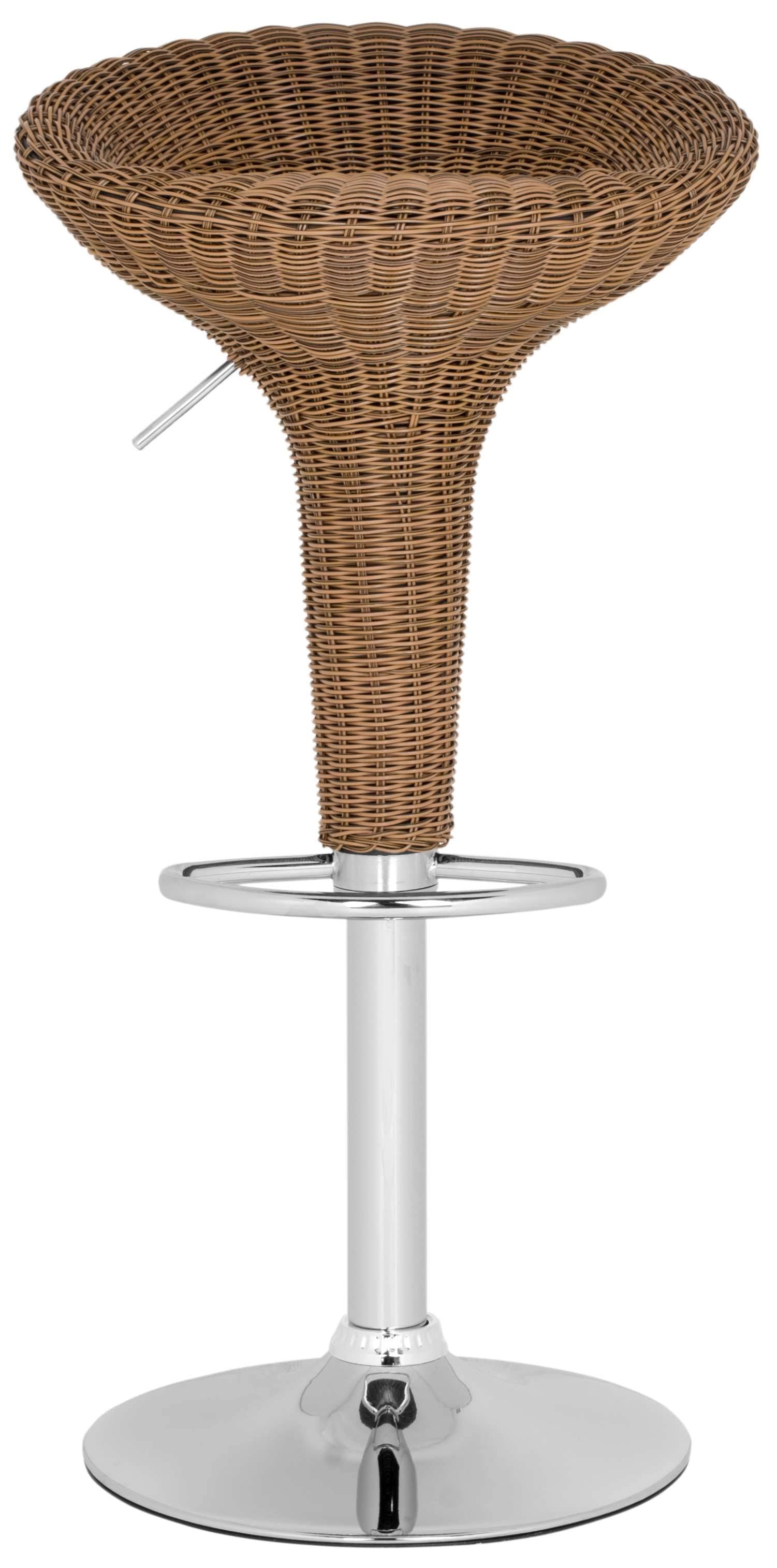 Brown Swivel Bar Stool A747511
