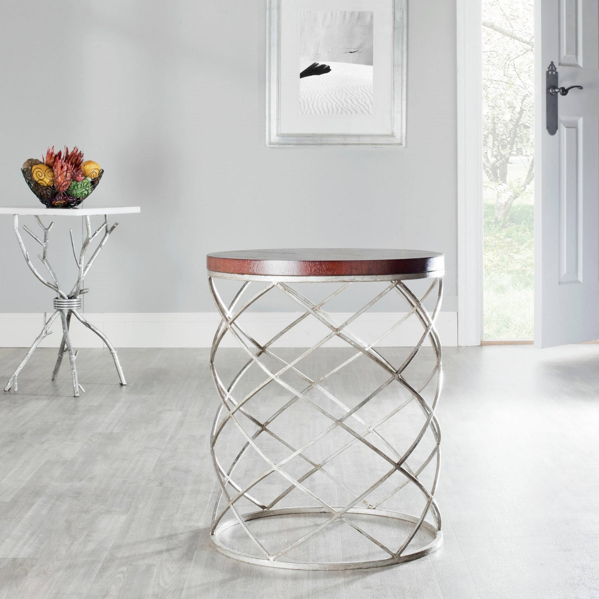 Silver Accent Table J5233