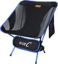 Ultralight Portable Folding Camping Chair with Carry Bag (2 Pack of Orange) Q401