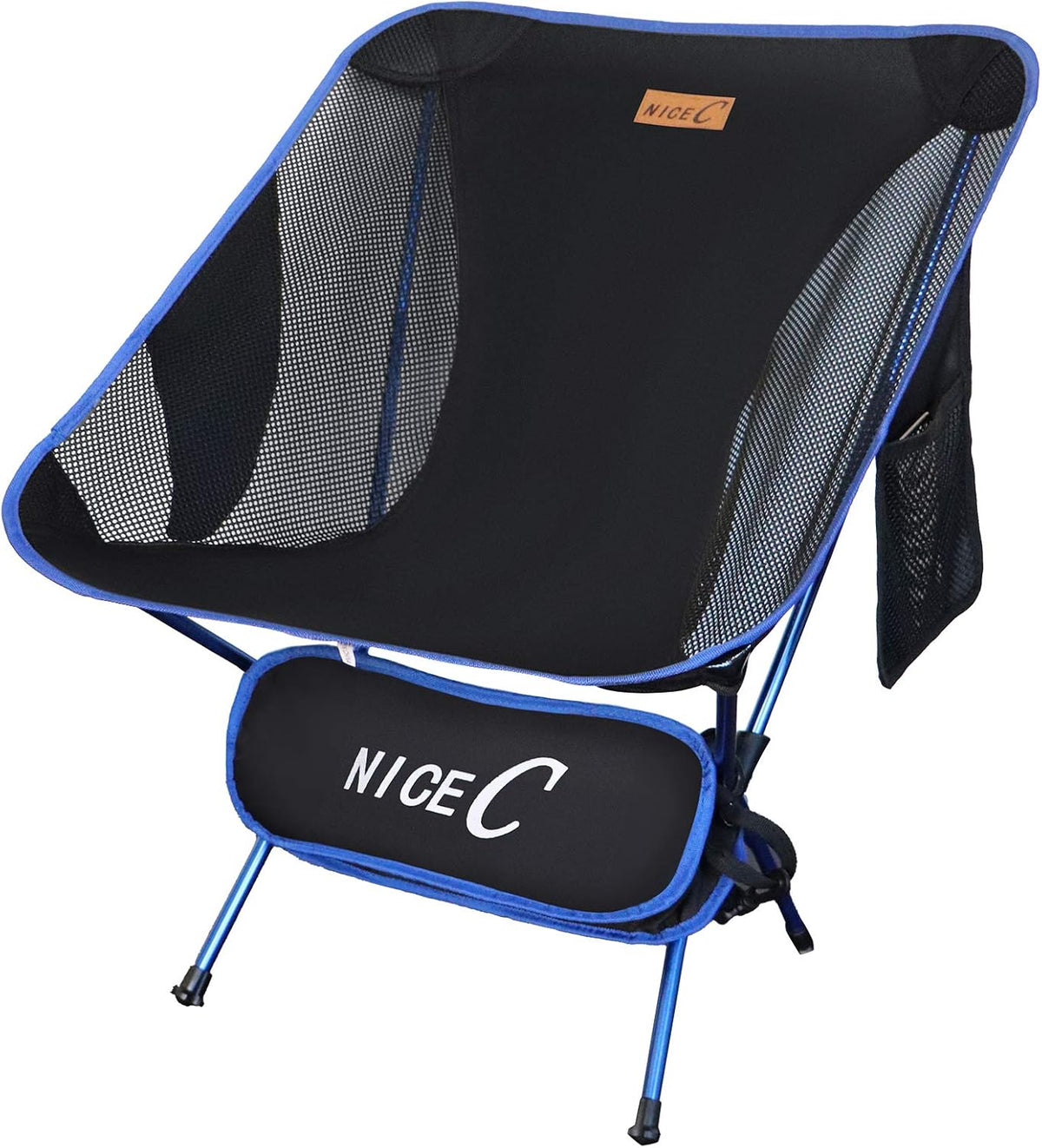 Ultralight Portable Folding Camping Chair with Carry Bag (2 Pack of Orange) Q401