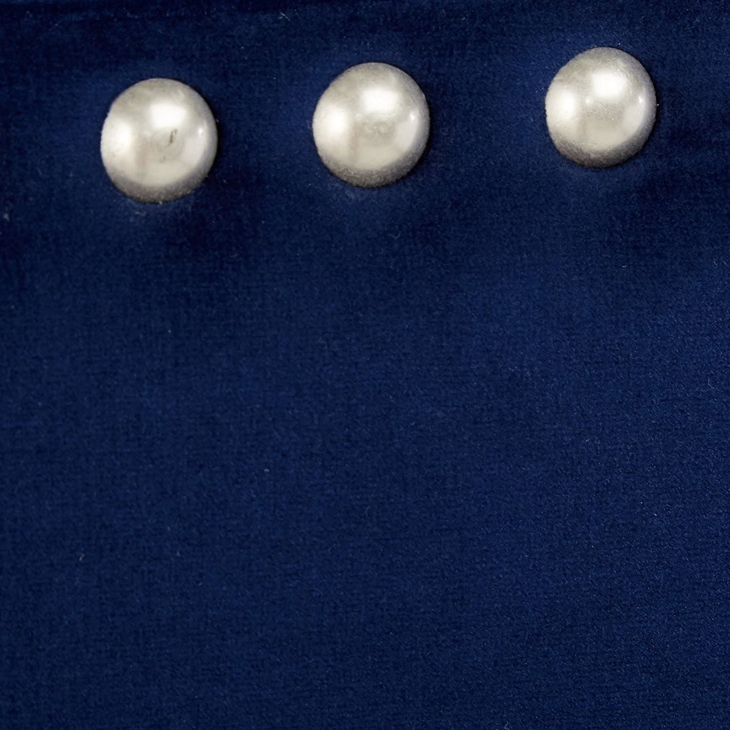 Blue Velvet King Size Upholstered Panel Bed A670764