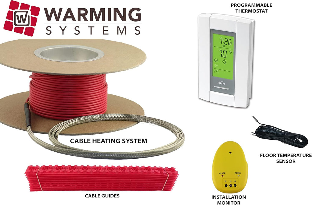 Electric Radiant Floor Heat Heating System with Thermostat A6920