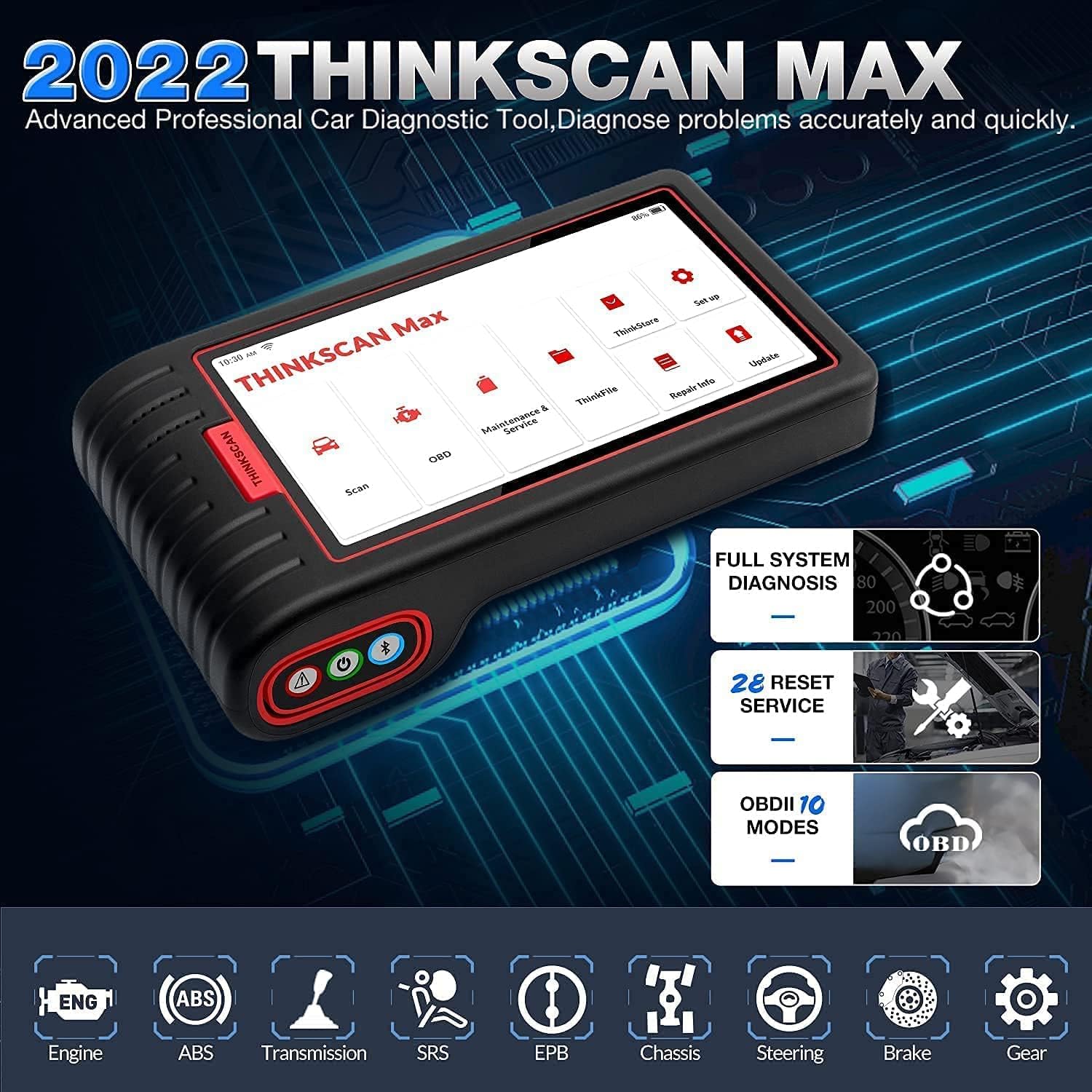 OBD2 Scanner with 28 Maintenance Functions U625813