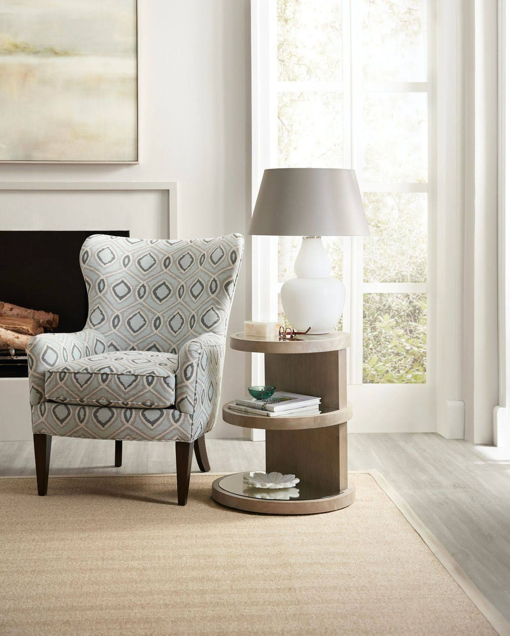 Round End Table V8131