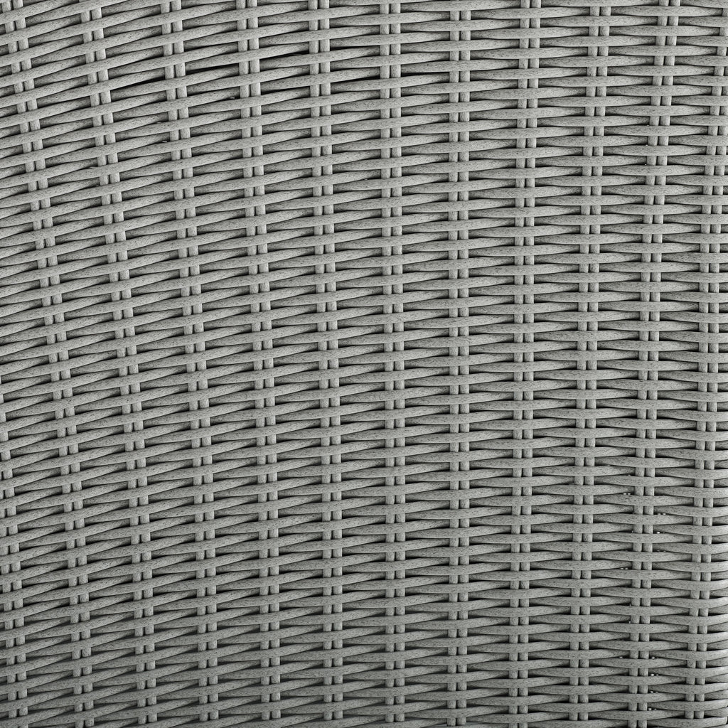 White Wicker Outdoor Sofa P405380