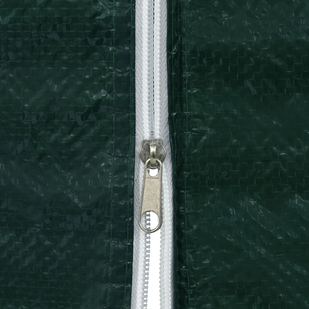 Green PE Party Tent Sidewall 2 pcs with Zipper R88394