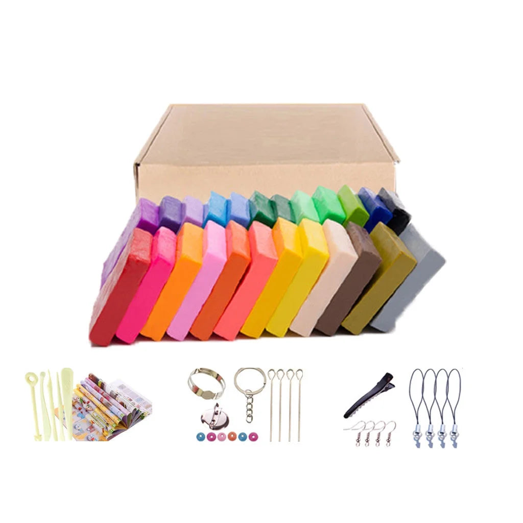 24 Color Baking Molding Toys With Accessories S391