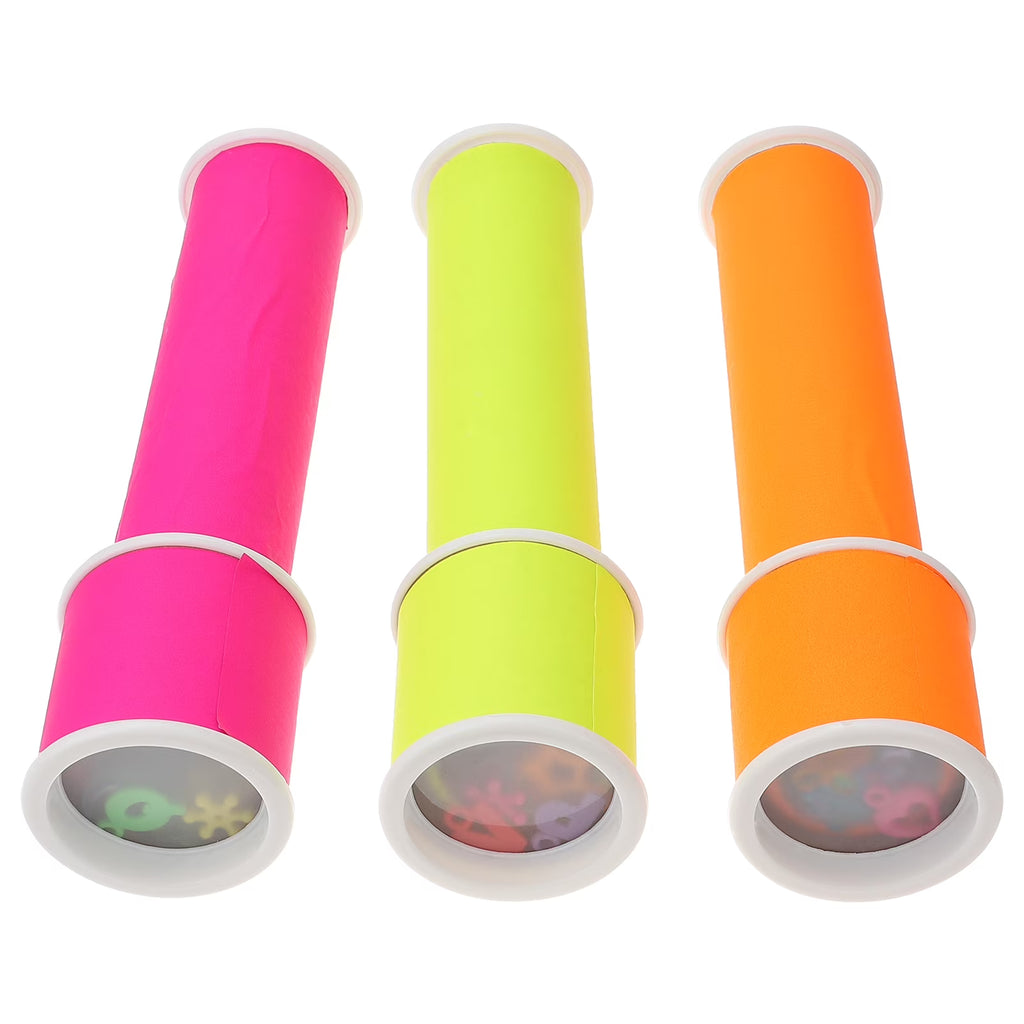3 Sets DIY Kaleidoscope Toy Making Materials Handmade Kits K796737