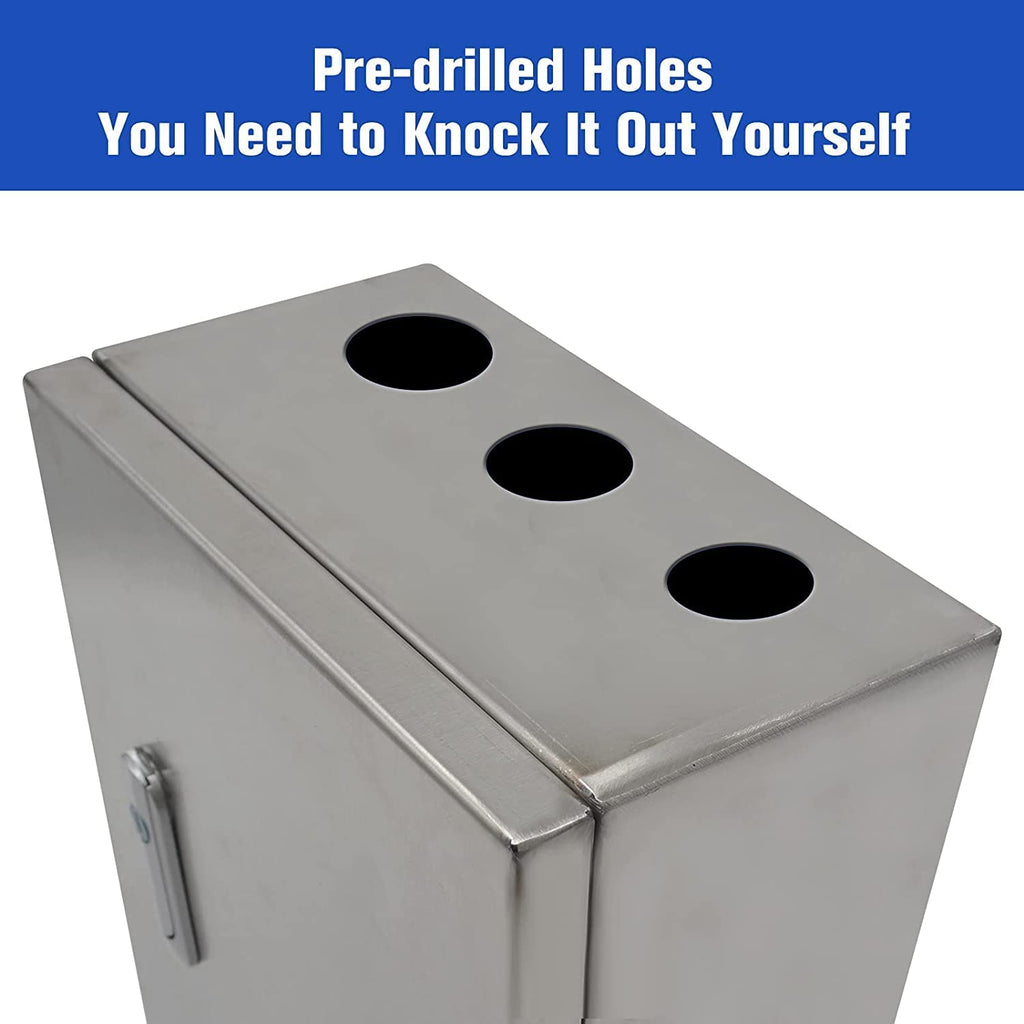 IP64 Waterproof Metal Junction Box with Lock, Pack of 2 Q6493