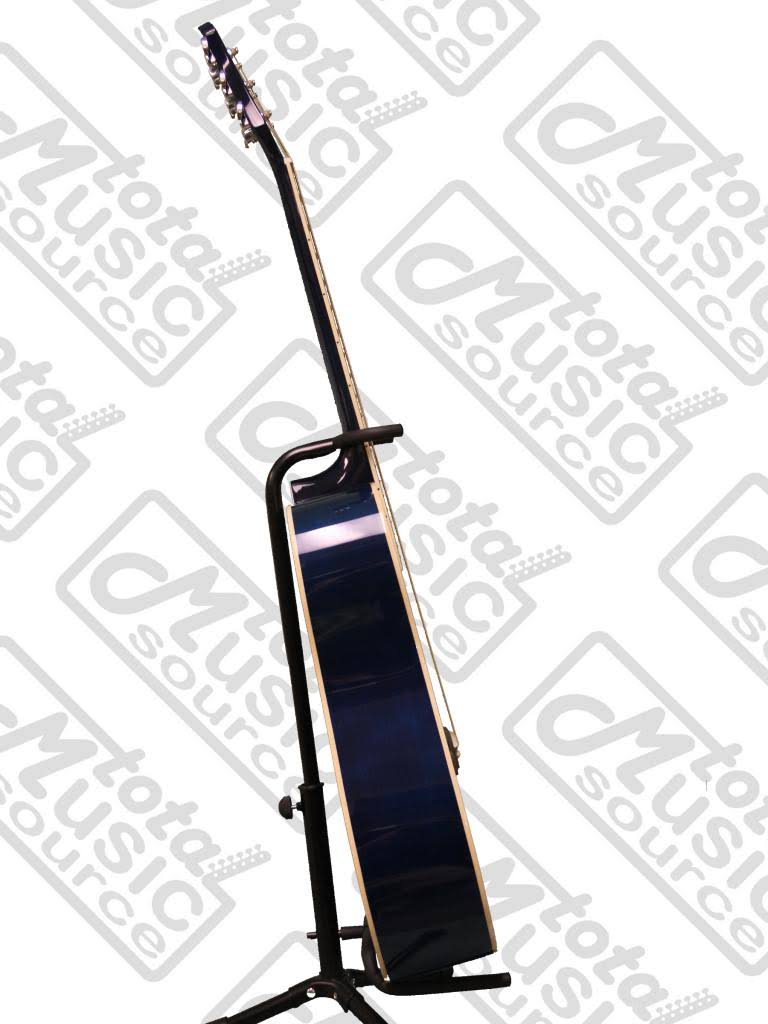 Transparent Blue Dreadnought Acoustic Guitar N36437