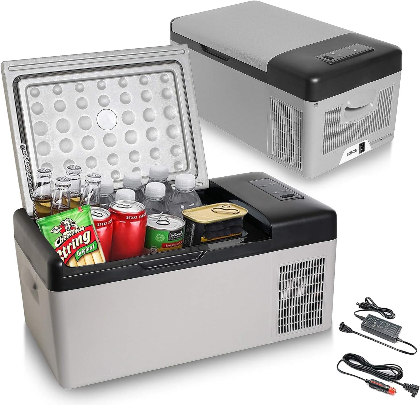16 Quart Portable Car Refrigerator 12/24V DC K52802