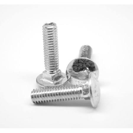 3/8 inch-16 x 2 inch Coarse Thread A307 Grade A Carriage Bolt Low Carbon Steel Zinc Plated Pk 275 Y4517