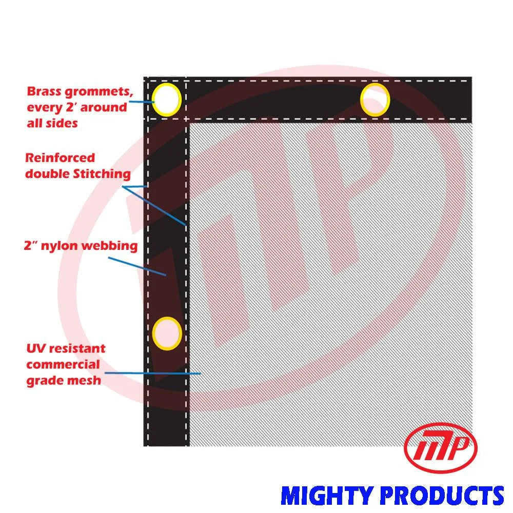 Black Debris Safety Netting X573294