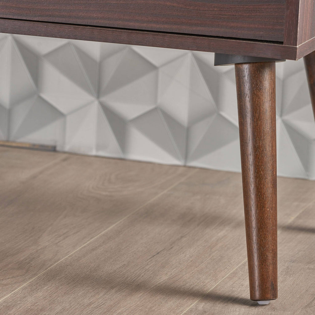 Pine /Wenge Fiberboard Entertainment Center A7940